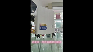  Zipperless Luggage with Wide Handle