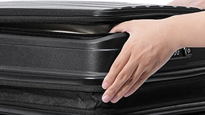 Expandable Zipper Luggage with Front Pocket