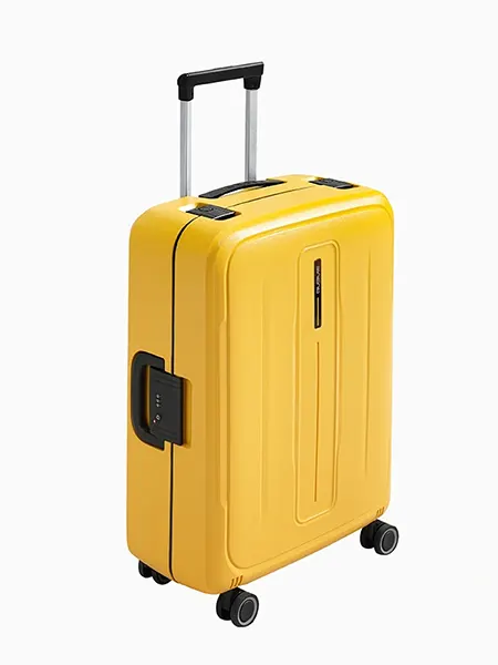 Zipperless Check-In Luggage with Cup Holder