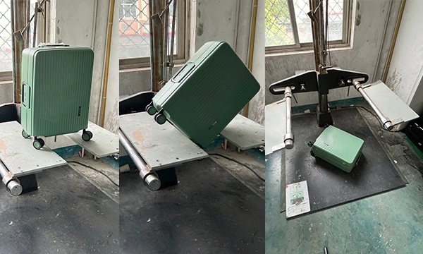 Luggage Caster Drop Test