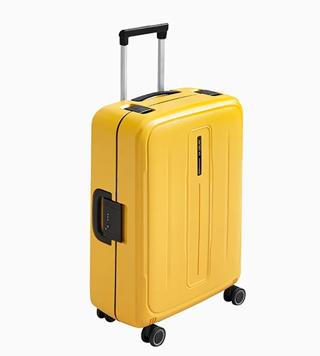 Zipperless Carry-On Luggage with Cup Holder