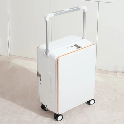 Front Pocket Carry-On Luggage with Wide Handle