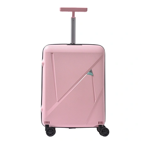 Zipper Carry-On Luggage with Mono-Tube Handle