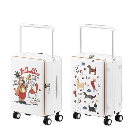 Dual Open Luggage Sets with Wide Handle