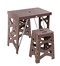 Foldable Rectangular Table & Chair Set