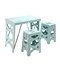 Foldable Rectangular Table & Chair Set